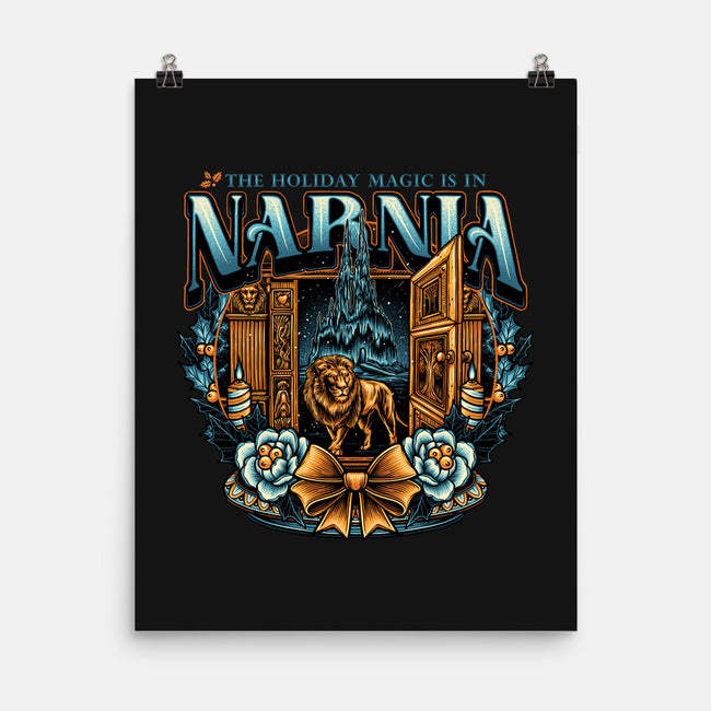 Narnia Holidays-None-Matte-Poster-momma_gorilla