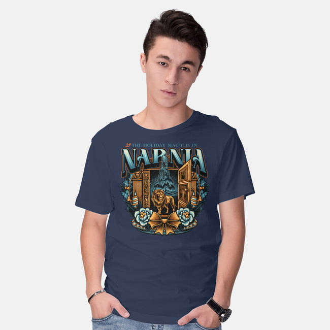 Narnia Holidays-Mens-Basic-Tee-momma_gorilla