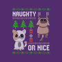 Naughty Or Nice Kittens-Womens-Off Shoulder-Tee-NMdesign