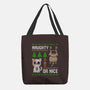 Naughty Or Nice Kittens-None-Basic Tote-Bag-NMdesign