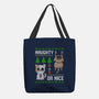 Naughty Or Nice Kittens-None-Basic Tote-Bag-NMdesign