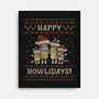 Happy Howlidays-None-Stretched-Canvas-kg07
