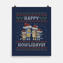 Happy Howlidays-None-Matte-Poster-kg07