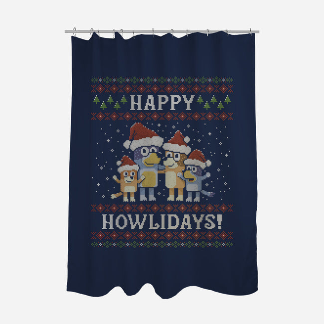 Happy Howlidays-None-Polyester-Shower Curtain-kg07