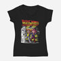 Back To The Subspace-Womens-V-Neck-Tee-zascanauta