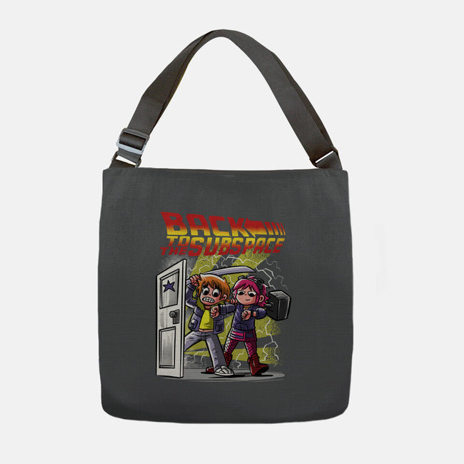 Back To The Subspace-None-Adjustable Tote-Bag-zascanauta