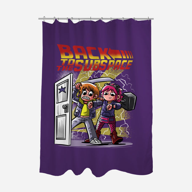 Back To The Subspace-None-Polyester-Shower Curtain-zascanauta