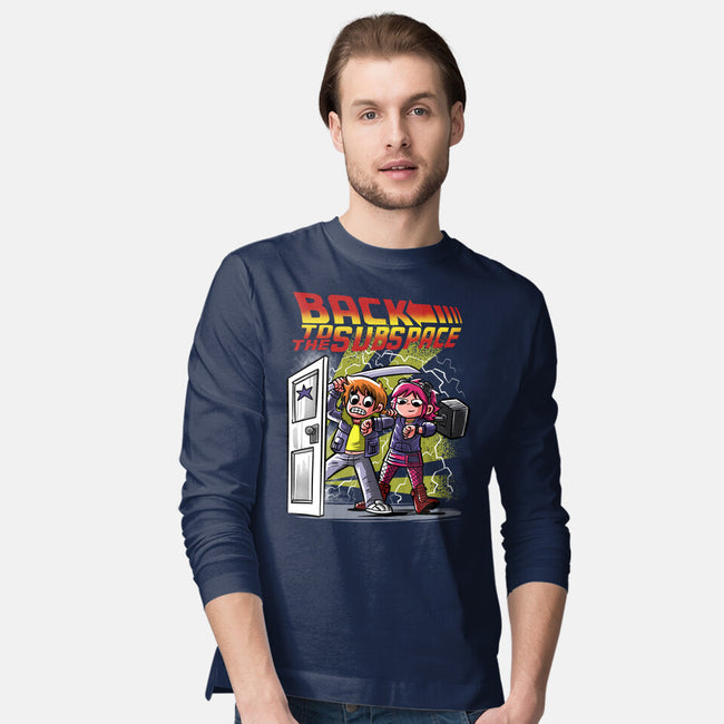 Back To The Subspace-Mens-Long Sleeved-Tee-zascanauta