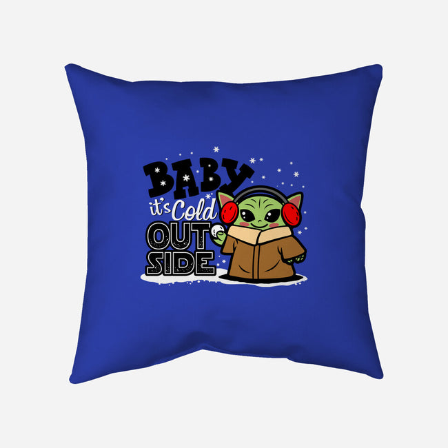 Child It's Cold Outside-None-Removable Cover-Throw Pillow-Boggs Nicolas