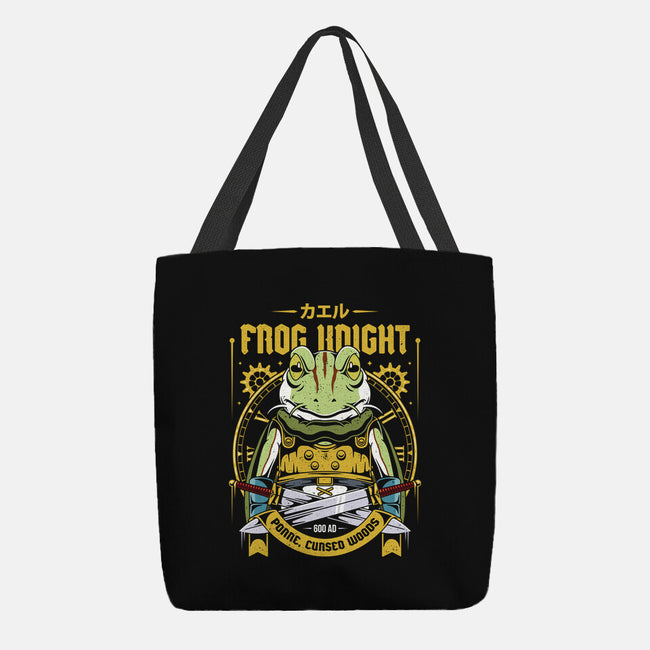 Glenn Frog Knight-None-Basic Tote-Bag-Alundrart