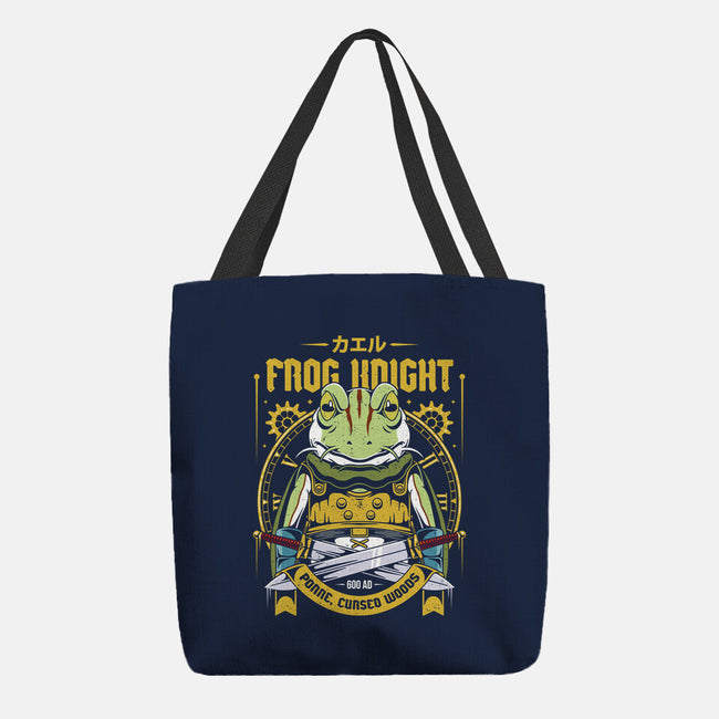 Glenn Frog Knight-None-Basic Tote-Bag-Alundrart