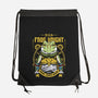 Glenn Frog Knight-None-Drawstring-Bag-Alundrart