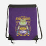 Glenn Frog Knight-None-Drawstring-Bag-Alundrart