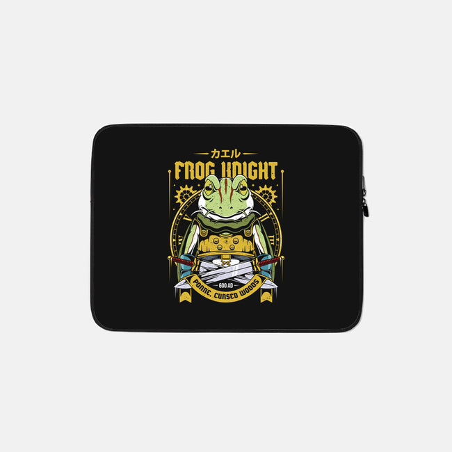 Glenn Frog Knight-None-Zippered-Laptop Sleeve-Alundrart