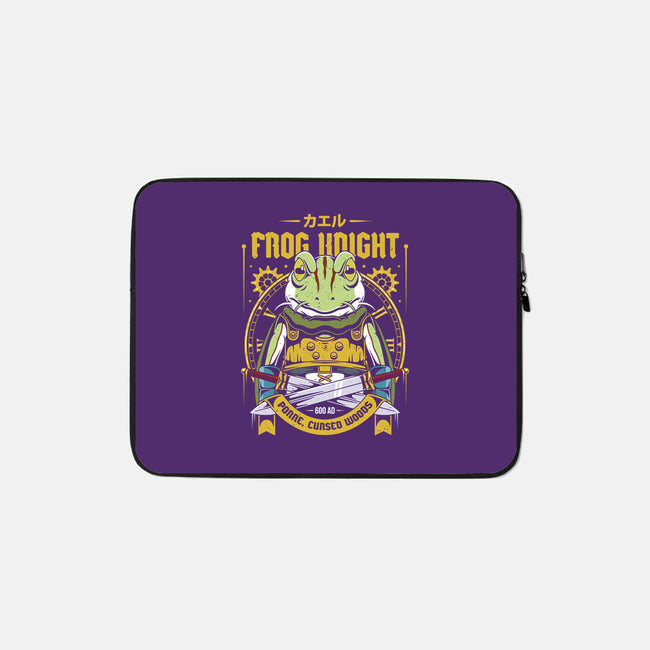 Glenn Frog Knight-None-Zippered-Laptop Sleeve-Alundrart