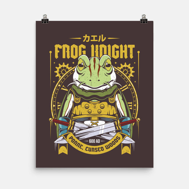 Glenn Frog Knight-None-Matte-Poster-Alundrart
