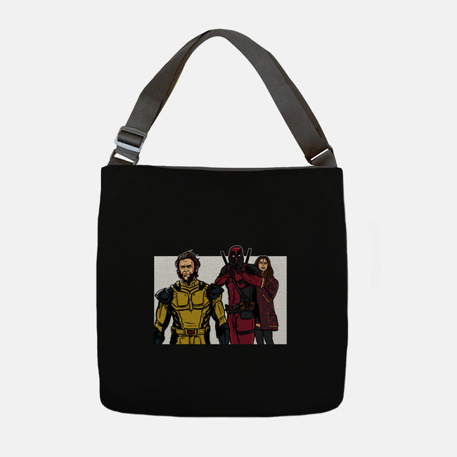 Distracted Deadpool-None-Adjustable Tote-Bag-AndreusD