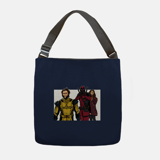 Distracted Deadpool-None-Adjustable Tote-Bag-AndreusD