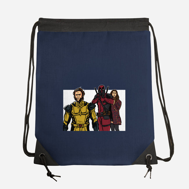 Distracted Deadpool-None-Drawstring-Bag-AndreusD