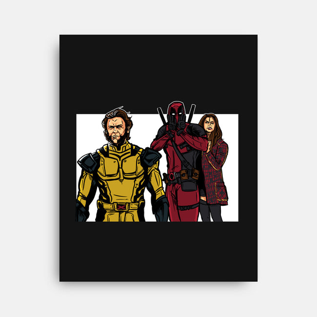 Distracted Deadpool-None-Stretched-Canvas-AndreusD