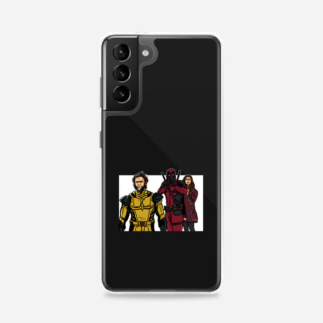 Distracted Deadpool-Samsung-Snap-Phone Case-AndreusD