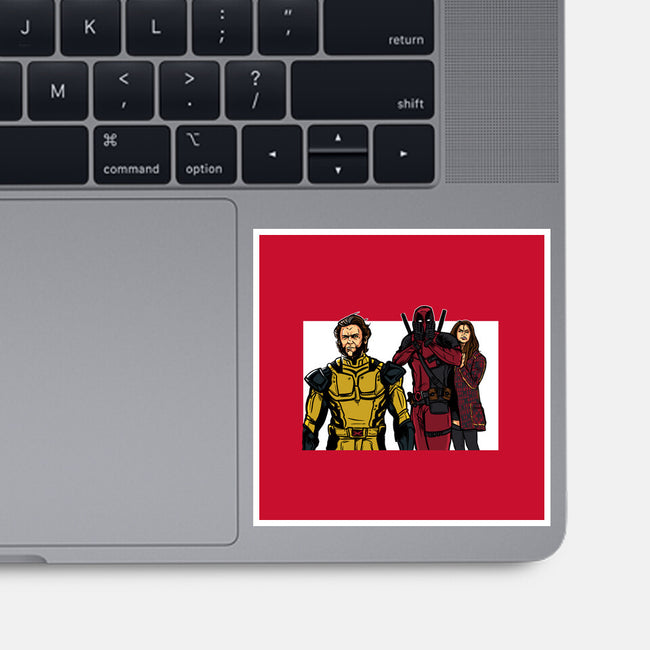 Distracted Deadpool-None-Glossy-Sticker-AndreusD
