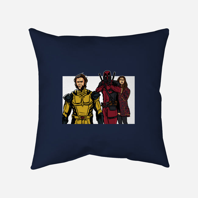 Distracted Deadpool-None-Non-Removable Cover w Insert-Throw Pillow-AndreusD