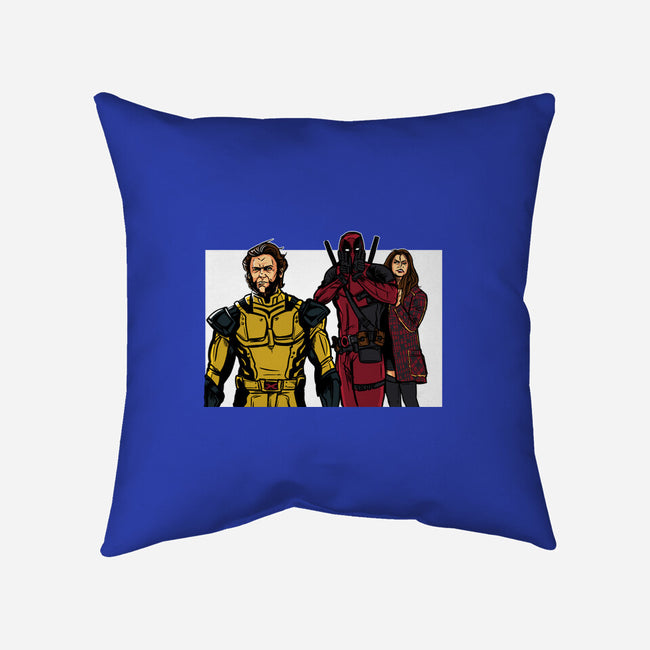 Distracted Deadpool-None-Removable Cover-Throw Pillow-AndreusD