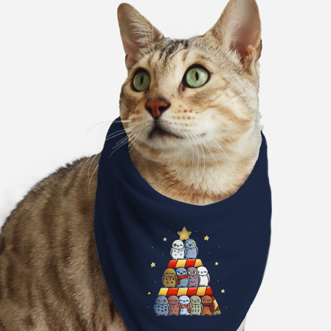 Magical Owl Tree-Cat-Bandana-Pet Collar-Vallina84