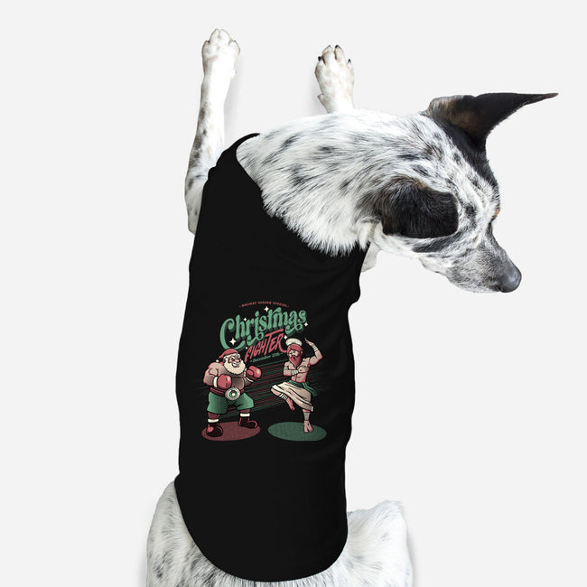 Holidays Fighting-Dog-Basic-Pet Tank-tobefonseca