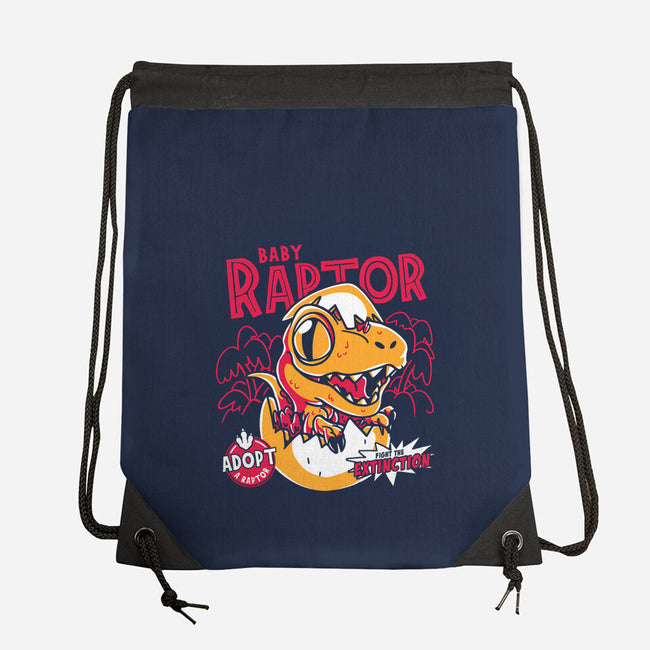 Baby Raptor-None-Drawstring-Bag-estudiofitas