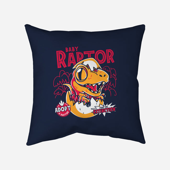 Baby Raptor-None-Non-Removable Cover w Insert-Throw Pillow-estudiofitas