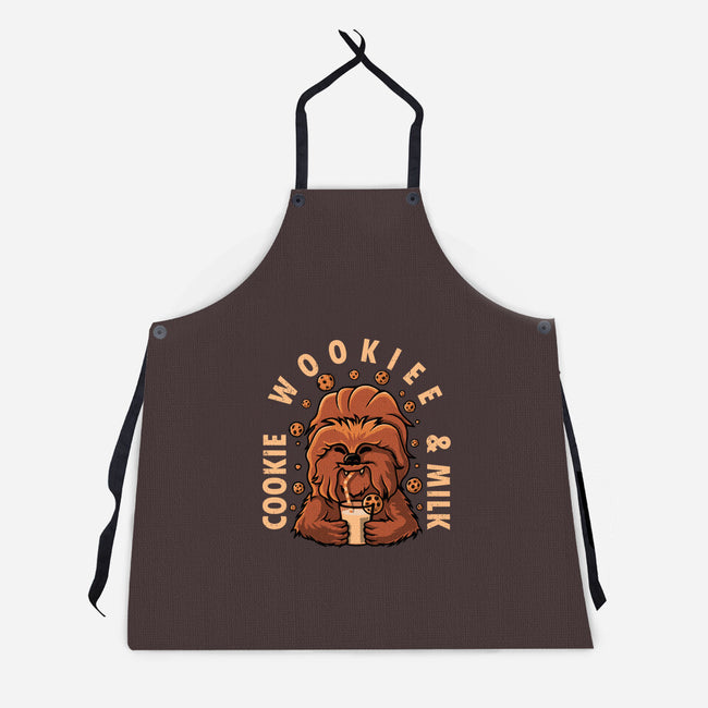 Cookie Wookee And Milk-Unisex-Kitchen-Apron-erion_designs