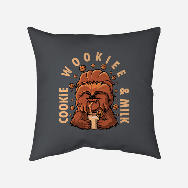 Cookie Wookee And Milk-None-Non-Removable Cover w Insert-Throw Pillow-erion_designs