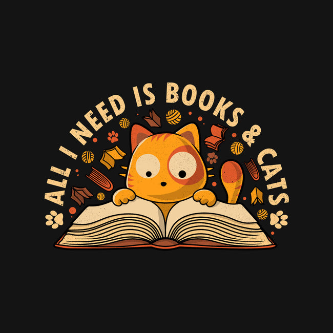 All I Need Is Books And Cats-Dog-Adjustable-Pet Collar-erion_designs