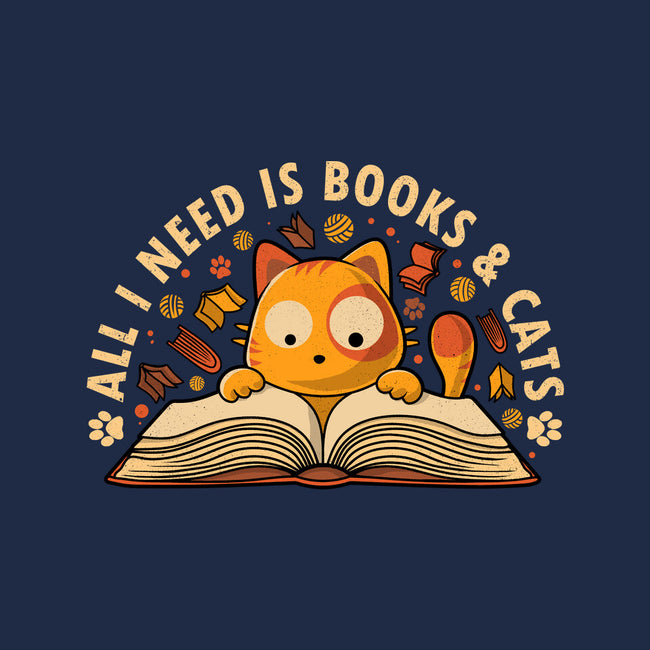 All I Need Is Books And Cats-Unisex-Pullover-Sweatshirt-erion_designs