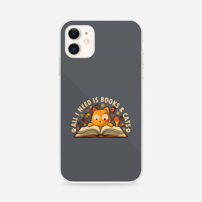 All I Need Is Books And Cats-iPhone-Snap-Phone Case-erion_designs