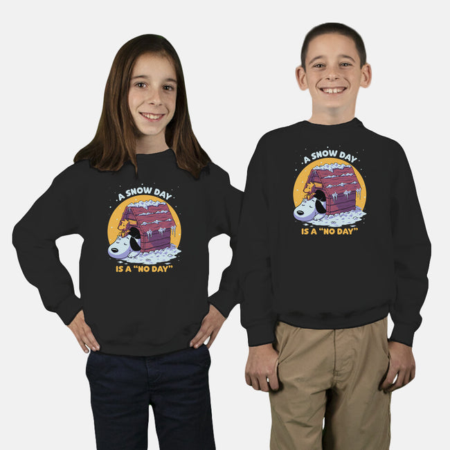 Beagle Cozy Winter-Youth-Crew Neck-Sweatshirt-Studio Mootant