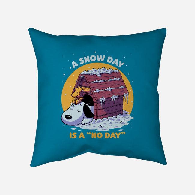 Beagle Cozy Winter-None-Non-Removable Cover w Insert-Throw Pillow-Studio Mootant