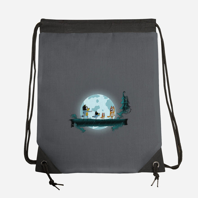 Bluey Matata-None-Drawstring-Bag-MaxoArt