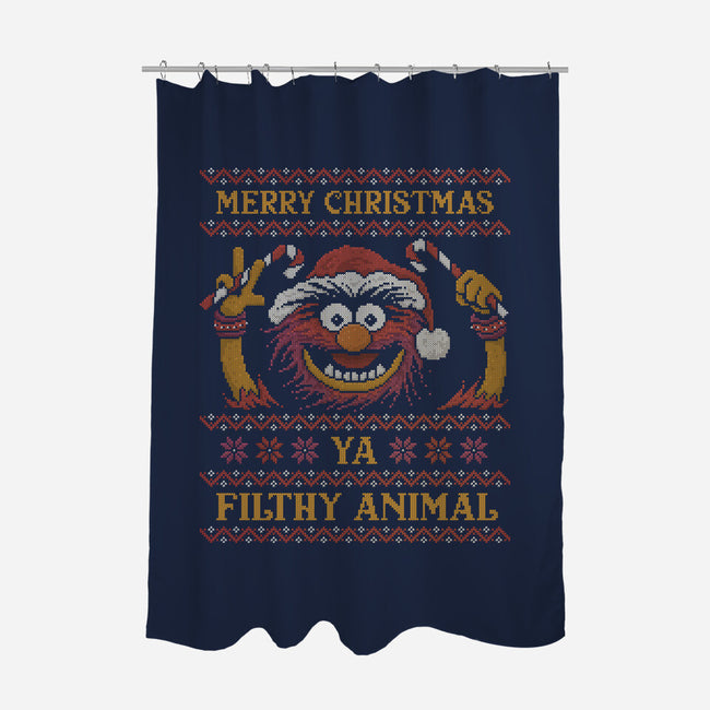 Ya Filthy Animal-None-Polyester-Shower Curtain-kg07