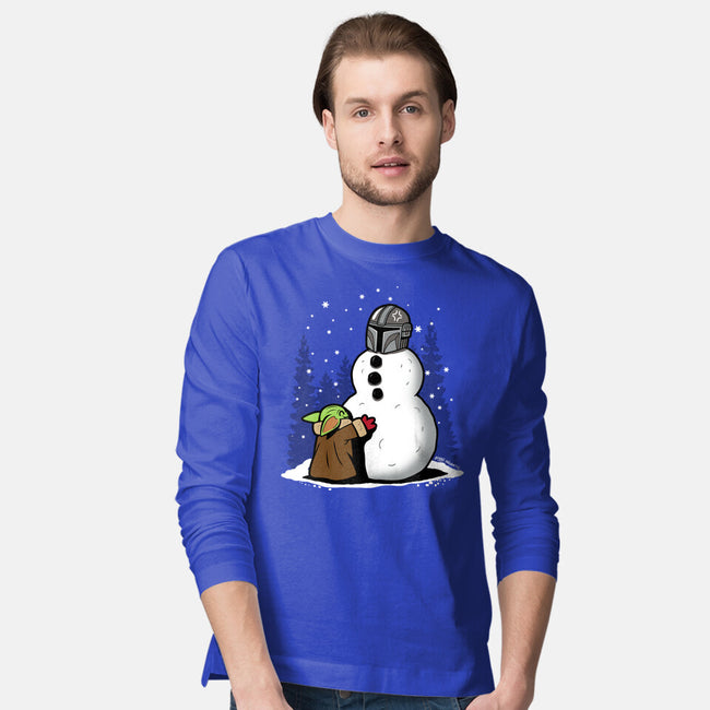 The Best Snowman In The Parsec-Mens-Long Sleeved-Tee-Boggs Nicolas