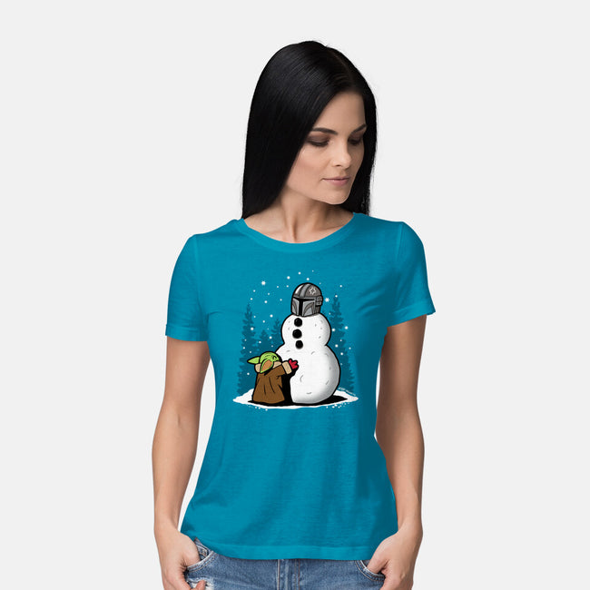 The Best Snowman In The Parsec-Womens-Basic-Tee-Boggs Nicolas