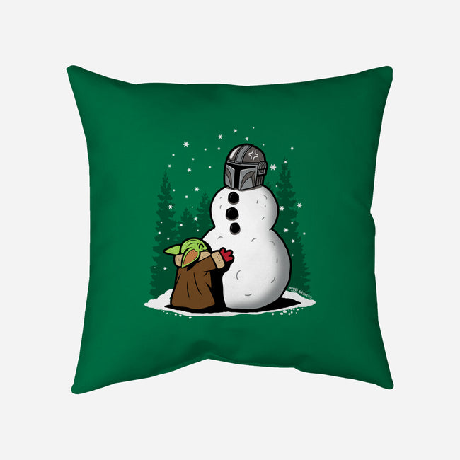 The Best Snowman In The Parsec-None-Non-Removable Cover w Insert-Throw Pillow-Boggs Nicolas