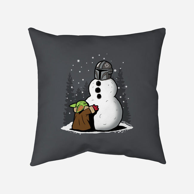 The Best Snowman In The Parsec-None-Removable Cover w Insert-Throw Pillow-Boggs Nicolas