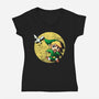 The Adventures Of Link-Womens-V-Neck-Tee-BlancaVidal