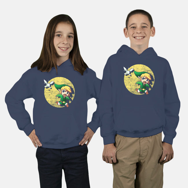 The Adventures Of Link-Youth-Pullover-Sweatshirt-BlancaVidal