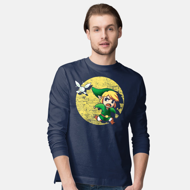 The Adventures Of Link-Mens-Long Sleeved-Tee-BlancaVidal