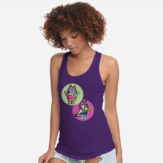 Pool Game-Womens-Racerback-Tank-nickzzarto