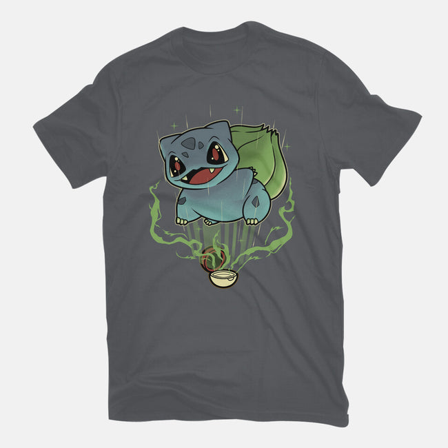 Summoning Grass Toad-Womens-Fitted-Tee-Astrobot Invention